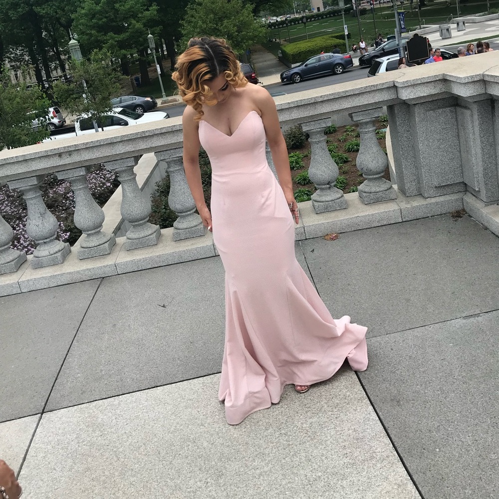 Beautiful formfitting prom dress